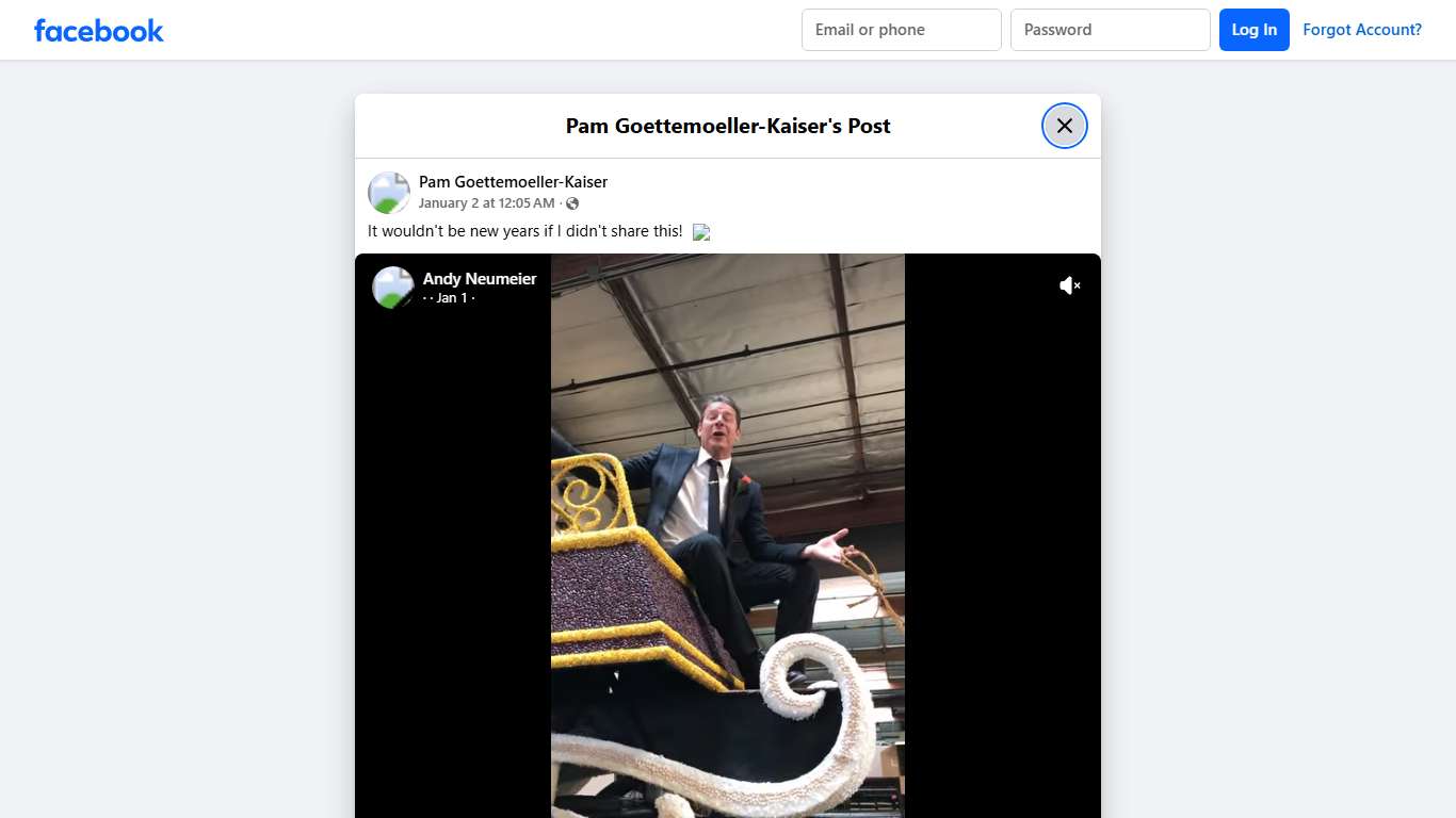 It wouldn't be new years if I... - Pam Goettemoeller-Kaiser Facebook