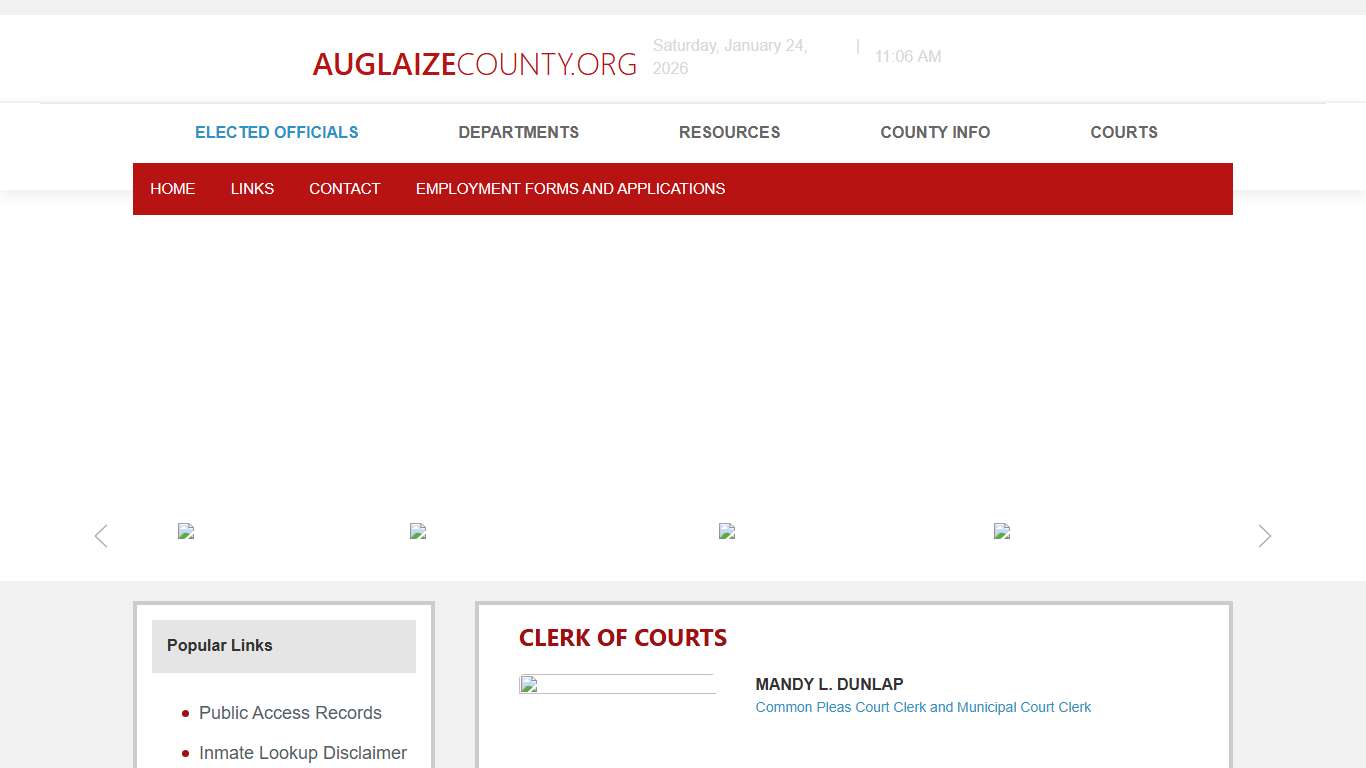 Clerk of Courts Auglaize County